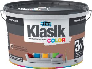Het Klasik Color malířská barva, 0277 hnědý, 4 kg