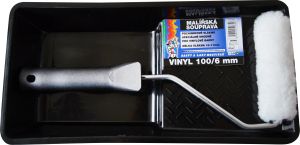 BARVY A LAKY HOSTIVAŘ Vinyl váleček na malování s držákem a vaničkou, 100 mm