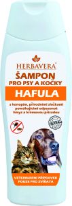 Herbavera Hafula, šampon pro psy a kočky, antiparazitní s konopím, 250 ml