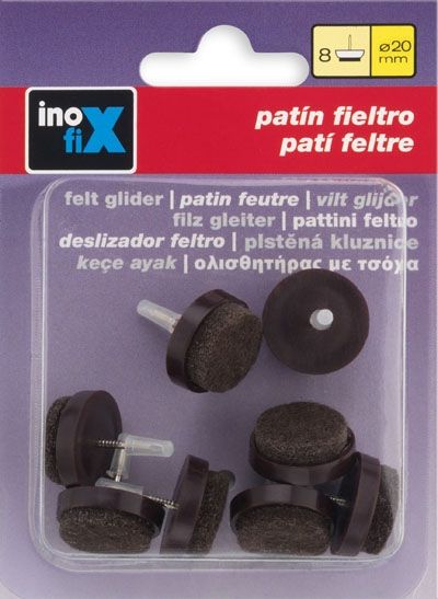 plstěná podložka kulatá 21mm (8ks)