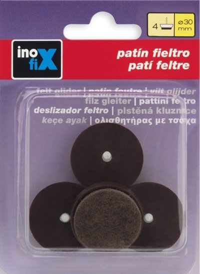 plstěná podložka kulatá 30mm (4ks)