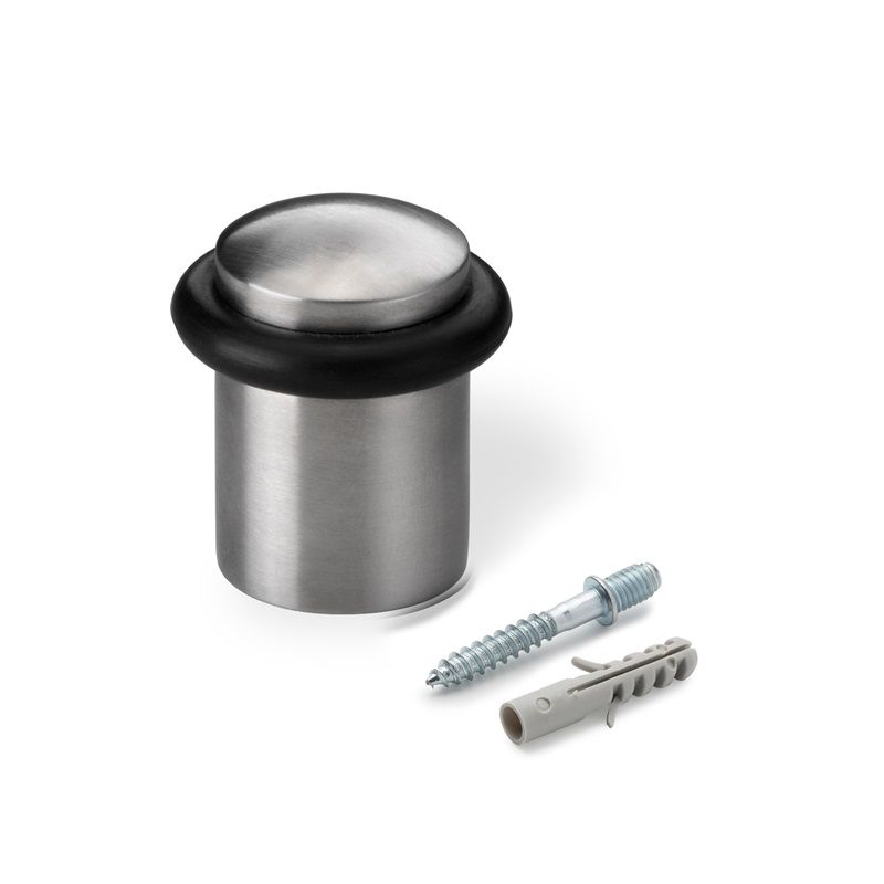 zarážka těžkých dveří - matný chrom                 