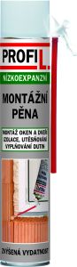 Profil montážní pěna, nízkoexpanzní, trubičková, 750 ml