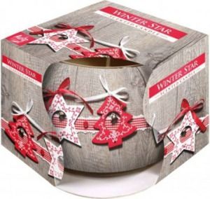 Bispol vonná svíčka ve skle Zimní hvězda 100 g