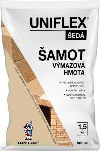 Uniflex šamotová výmazová hmota, 1,5 kg