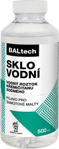 BALTECH vodní sklo, pro namíchání šamotové lepící malty, 500 ml
