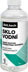 BALTECH vodní sklo, pro namíchání šamotové lepící malty, 1 l