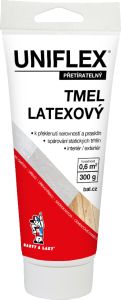 Uniflex latexový tmel na sádrokarton, zdivo a dřevo, v tubě, 300 g
