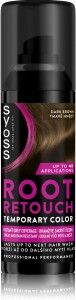 Syoss Root Retouch sprej pro dočasné zakrytí odrostů Tmavě hnědý 120 ml