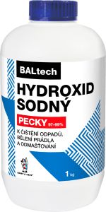 BALTECH hydroxid sodný k čištění odpadů, pecky, 1 kg