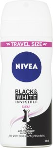 Nivea Black & White Invisible Clear antiperspirant, 100 ml