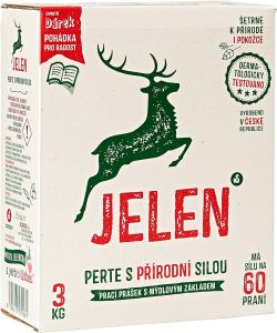 Jelen prací prášek s mýdlovým základem, 60 dávek, 3 kg