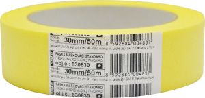 Mako Basic lepicí páska zakrývací hladký krep, 3 dny, do 60 °C, 30 mm × 50 m