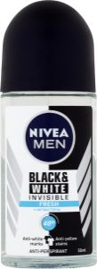 Nivea Men Black & White Invisible Fresh kuličkový antiperspirant, 50 ml