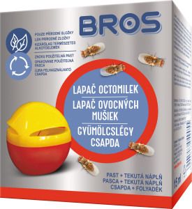 Bros jablíčko lapač octomilek + náplň, 30 ml