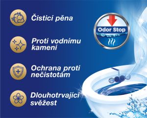 Obrázek 1. produktu Bref WC blok Color Aktiv Flower, 2× 50 g