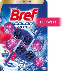 Obrázek 2. produktu Bref WC blok Color Aktiv Flower, 2× 50 g
