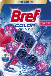 Bref WC blok Color Aktiv Flower, 2× 50 g