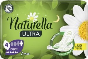 Naturella dámské vložky Ultra night, 7 ks