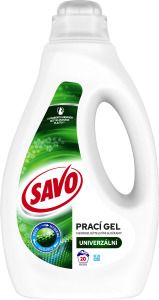 SAVO prací gel na barevné i bílé, 20 praní, 1 l