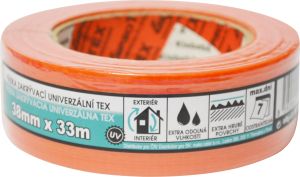 Mako tkaná zakrývací lepicí páska, lepí 7 dní, 38 mm × 33 m