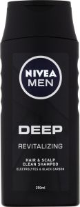 Nivea Men Deep šampon pro muže, 250 ml