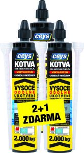 Ceys chemická kotva vinylester, 300 ml, 2 + 1
