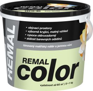 REMAL Color malířská barva na zeď 530 Máta, 5 + 1 kg