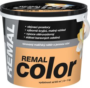 REMAL Color malířská barva na zeď 730 meruňka, 5 + 1 kg