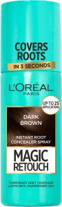 L'Oréal Magic Retouch Dark brown zakrytí odrostů, 75 ml
