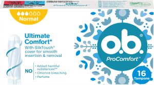 O.B. ProComfort Normal tampony, 16 ks