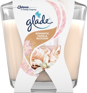 Glade svíčka vonná Decor Romantic Vanilla Blossom, 70 g