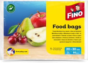 Fino mikrotenové svačinové sáčky, 20 x 30 cm, 7 µm, 50 ks