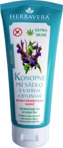 Herbavera Konopné psí sádlo s kafrem a bylinami, 200 ml