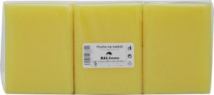 BALhome houbičky na nádobí tvarované žluté 3 ks