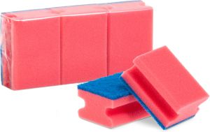 BALhome houbičky na nádobí tvarované červené 3 ks