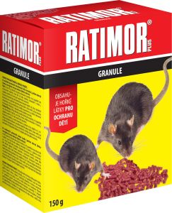 Ratimor Plus Bromadiolon nástraha na hlodavce, granule, 150 g