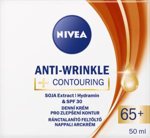 Nivea Anti-Wrinkle denní krém pro zlepšení kontur 65+, 50ml