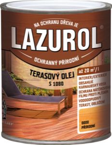 Lazurol s1080 terasový olej bezbarvý, 750 ml