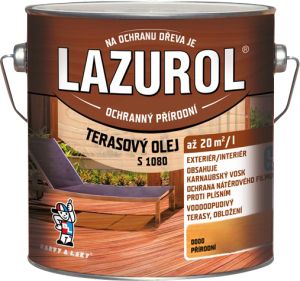 Lazurol s1080 terasový olej bezbarvý, 2,5 l