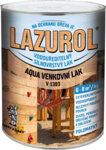 Lazurol Aqua v1303 silnovrstvý polomatný lak na dřevo, 2 kg