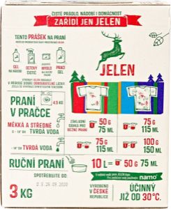 Jelen prací prášek Color, 60 praní, 3 kg