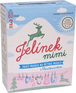 Jelínek mimi prací prášek pro miminka, 60 praní, 3 kg