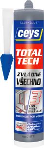 Ceys Total Tech univerzální lepidlo a tmel, šedý, 290 ml