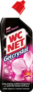 WC NET Gel Crystal Pink Flower WC gel, 750 ml