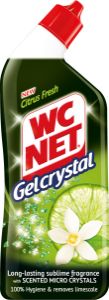 WC NET Gel Crystal Citrus Fresh WC gel, 750 ml