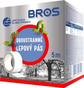 Bros Oboustranně lepový pás, lapač hmyzu, 5 m