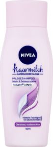Nivea Hairmilk Natural Shine Pečující šampon, 50 ml