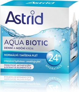 Astrid Aqua Biotic denní a noční krém normální a smíšená pleť, 50 ml