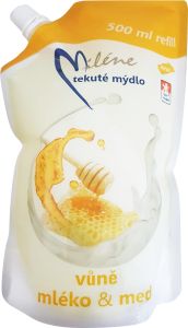 Miléne Mléko a med tekuté mýdlo, náplň, 500 ml